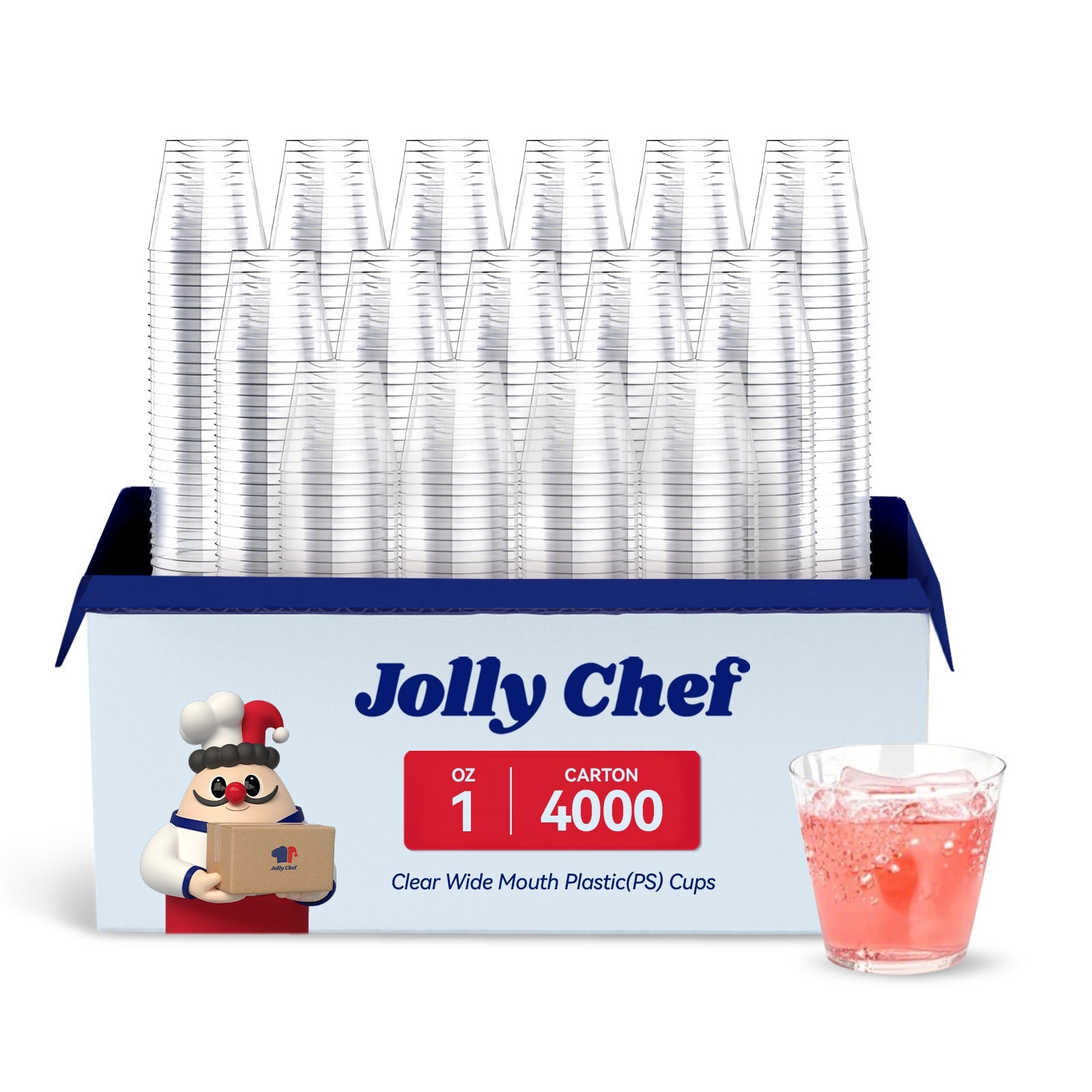 1/1.5/2oz Crystal PS Shot Glasses - Jolly Party