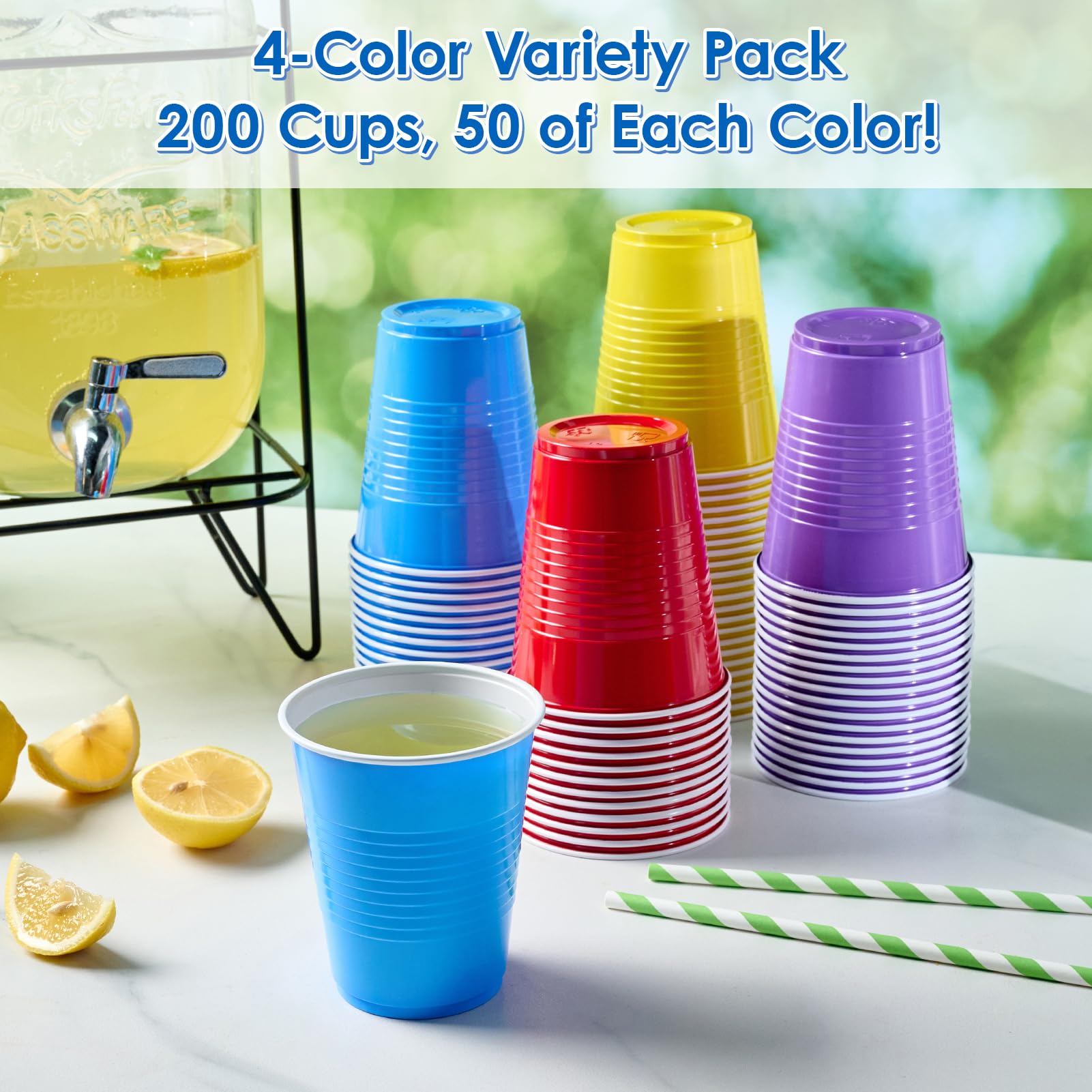 12/16oz Four Color Gaming Cups - Jolly Party