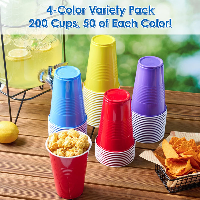 12/16oz Four Color Gaming Cups - Jolly Party