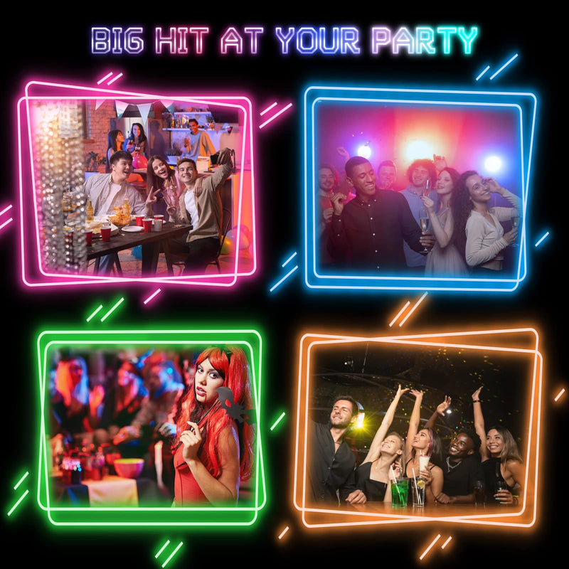12/16oz Neon Blacklight Party Cups - Jolly Party