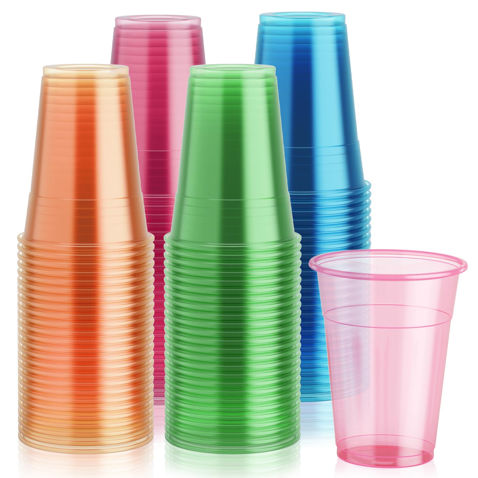 12/16oz Neon Blacklight Party Cups - Jolly Party