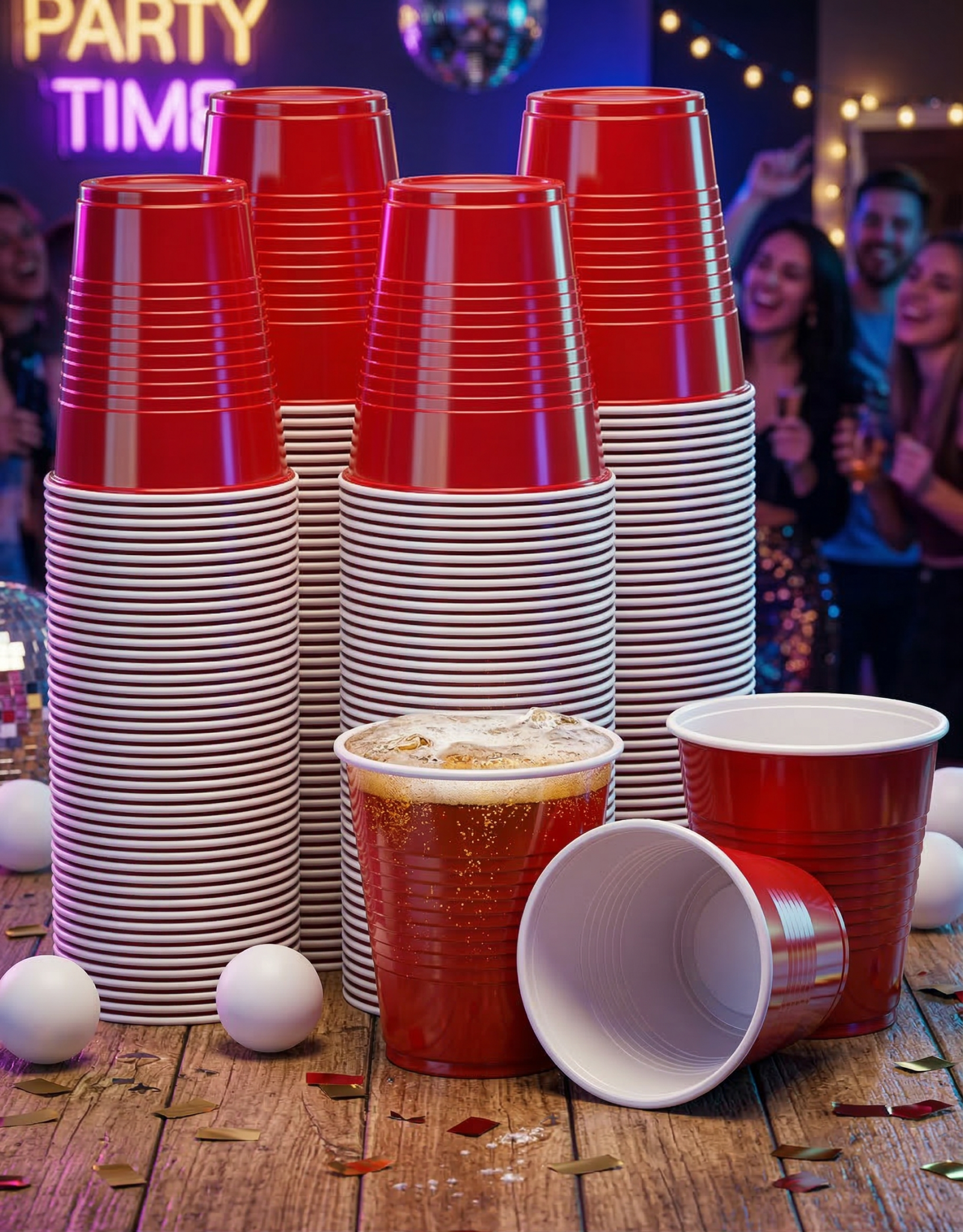 12/16oz Ultimate Party Red Cups - Jolly Party