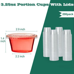 1/2/3.25/4oz Jello Shot Cups with Lids - Jolly Party