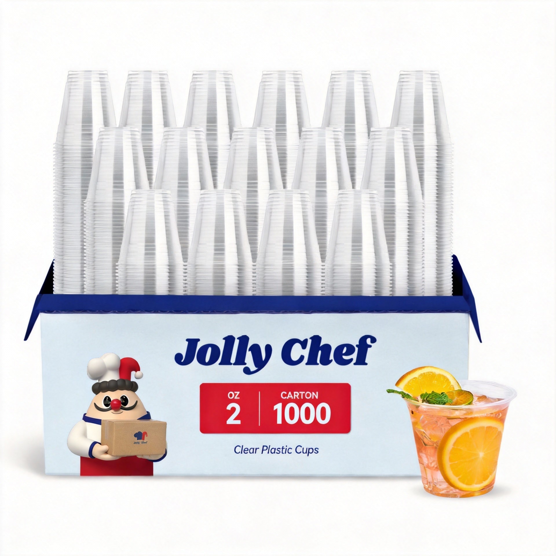 1/2oz Clear PET Shot Glasses - Jolly Party