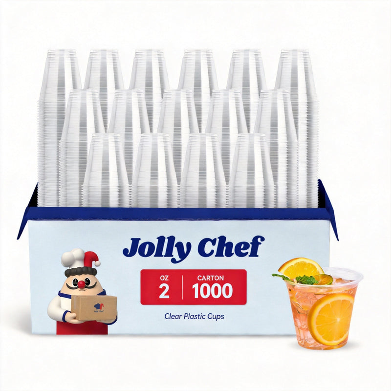 1/2oz Clear PET Shot Glasses - Jolly Party