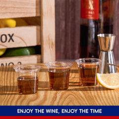 1/2oz Clear PET Shot Glasses - Jolly Party