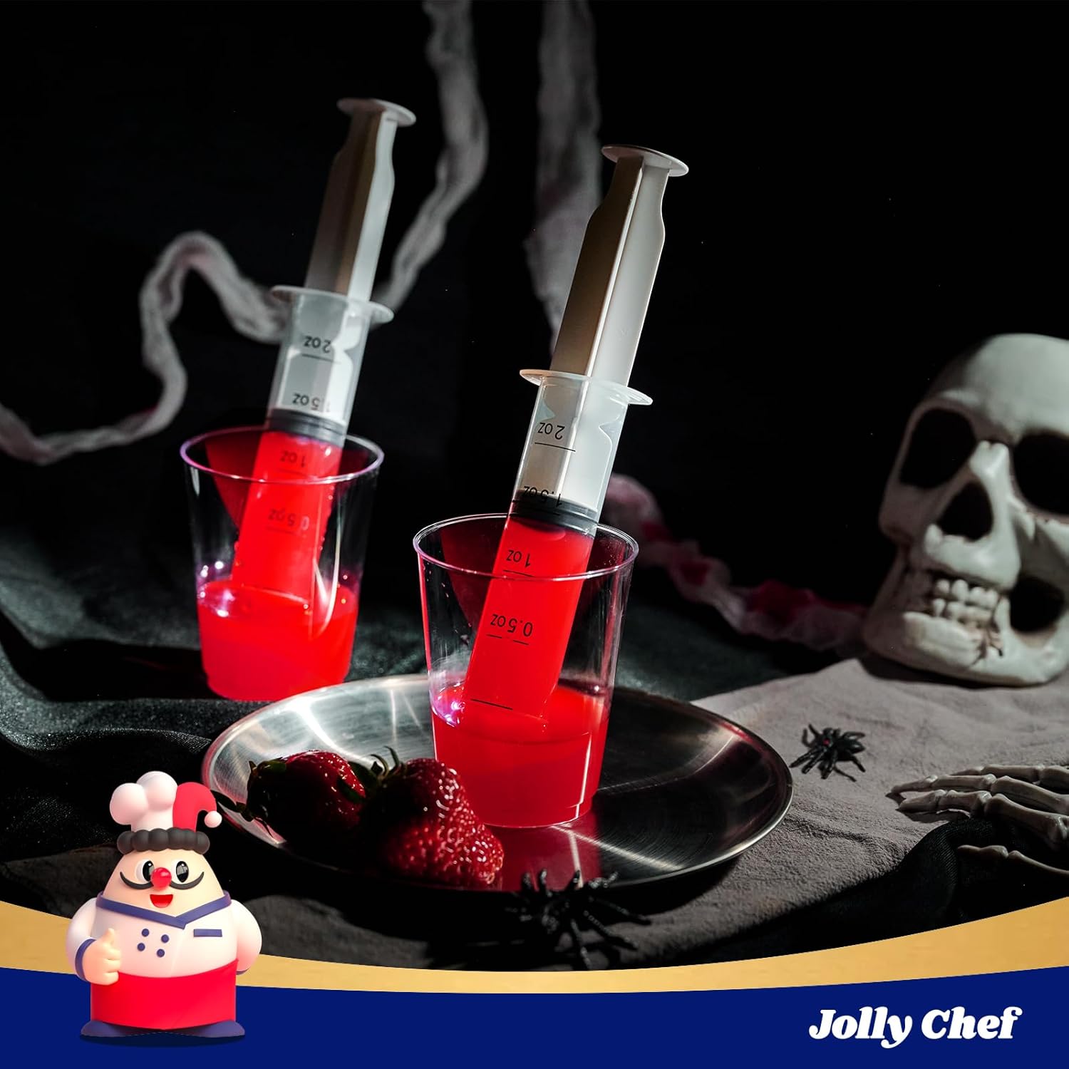 1.5/2oz Jello Shot Syringes - Jolly Party
