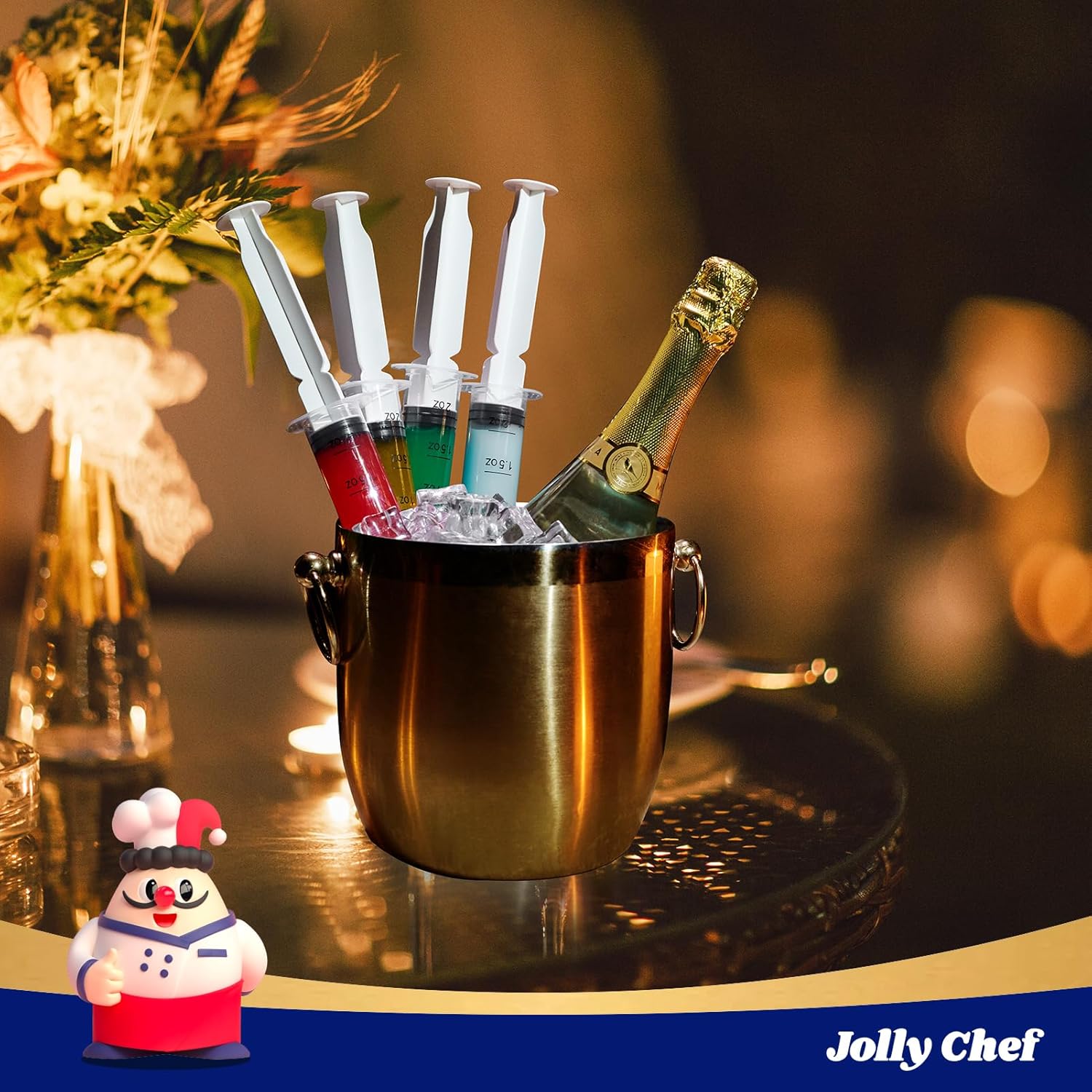 1.5/2oz Jello Shot Syringes - Jolly Party