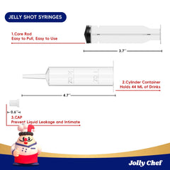 1.5oz Jello Shot Syringes - Jolly Party