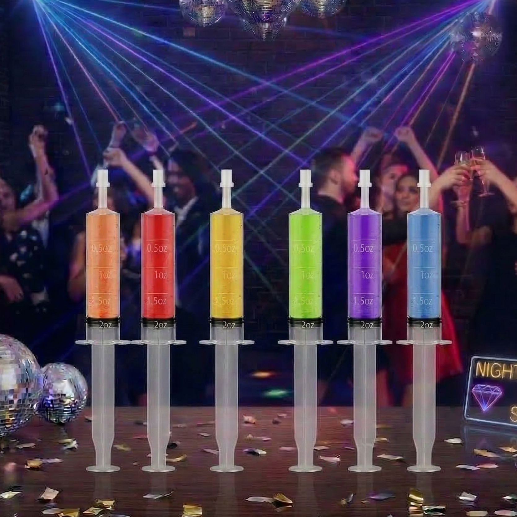 1.5oz Jello Shot Syringes - Jolly Party