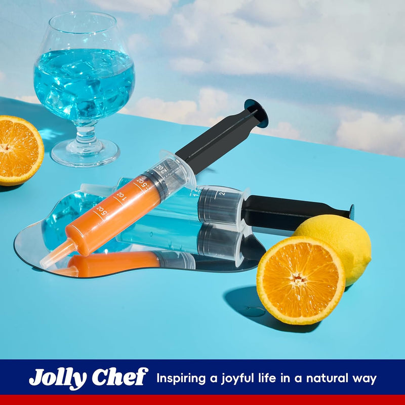 2oz Black Nightlife Shot Syringes - Jolly Party