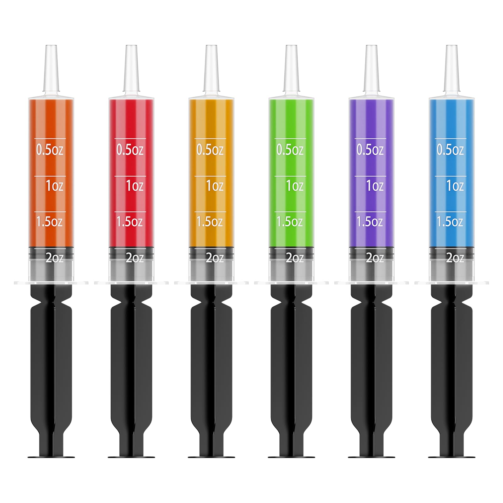 2oz Black Nightlife Shot Syringes - Jolly Party