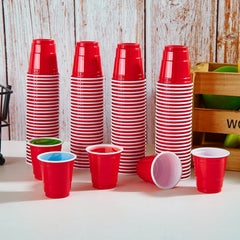 2oz Mini Red Party Shots - Jolly Party
