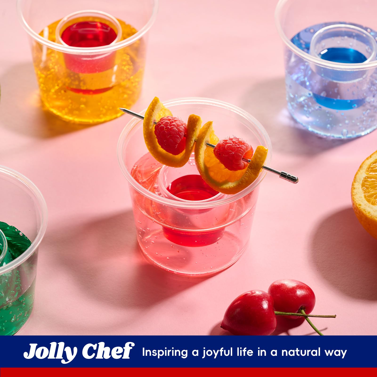 4oz 2 - in - 1 Clear Jagar Bomb Shots - Jolly Party