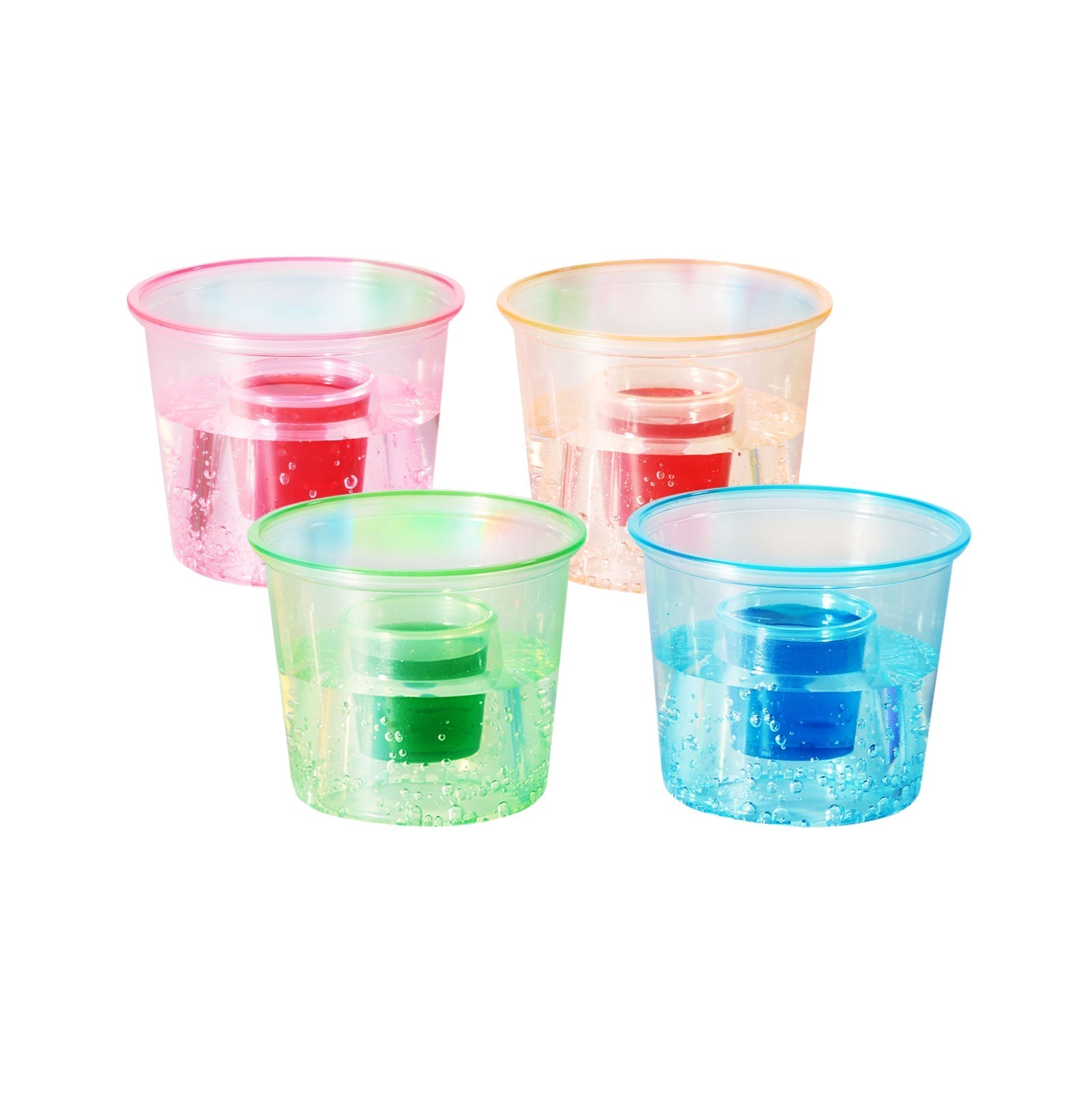 4oz 2 - in - 1 Multi - Color Jagar Bomb Shots - Jolly Party