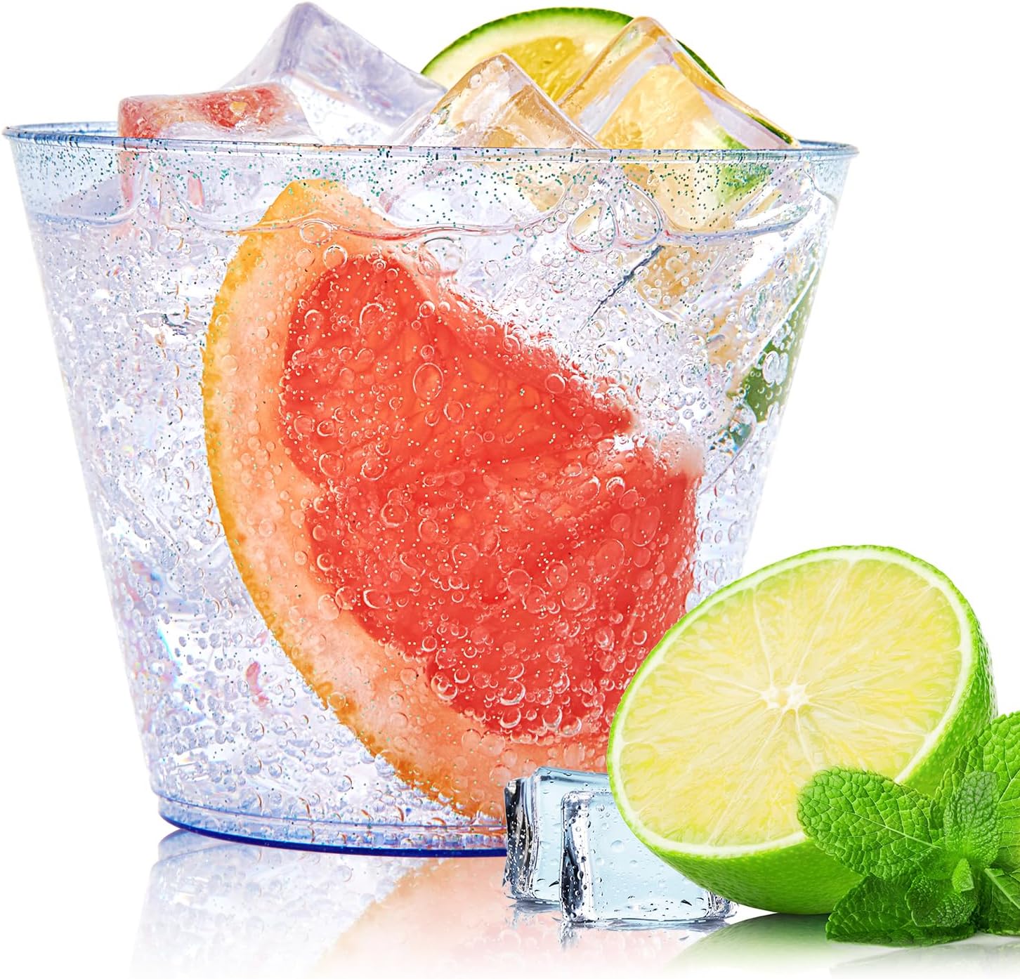 9/10oz Blue Glitter Party Cups - Jolly Party