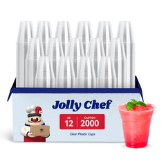 9/12/16/20oz Clear PET Party Cups - Jolly Party