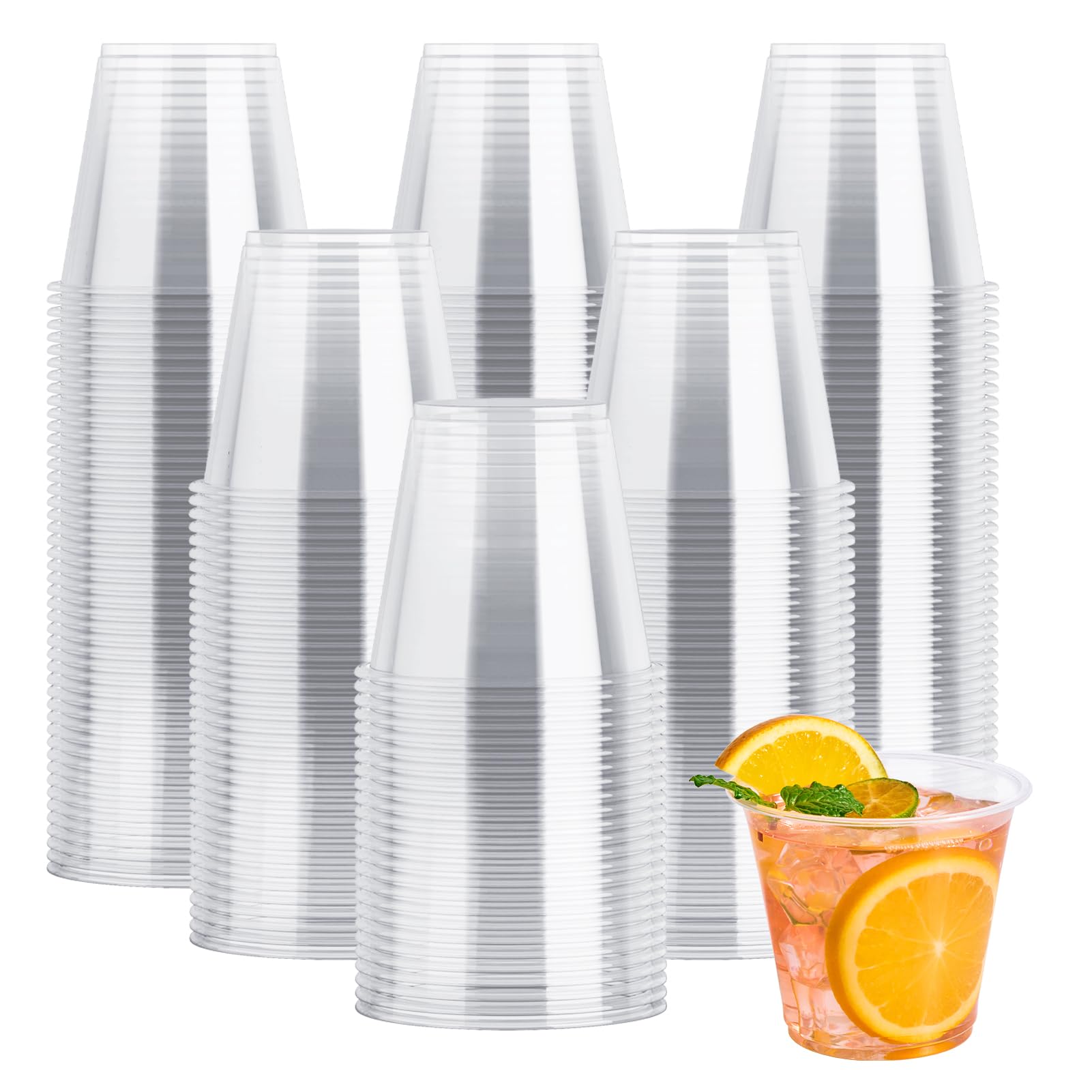9/12/16/20oz Clear PET Party Cups - Jolly Party