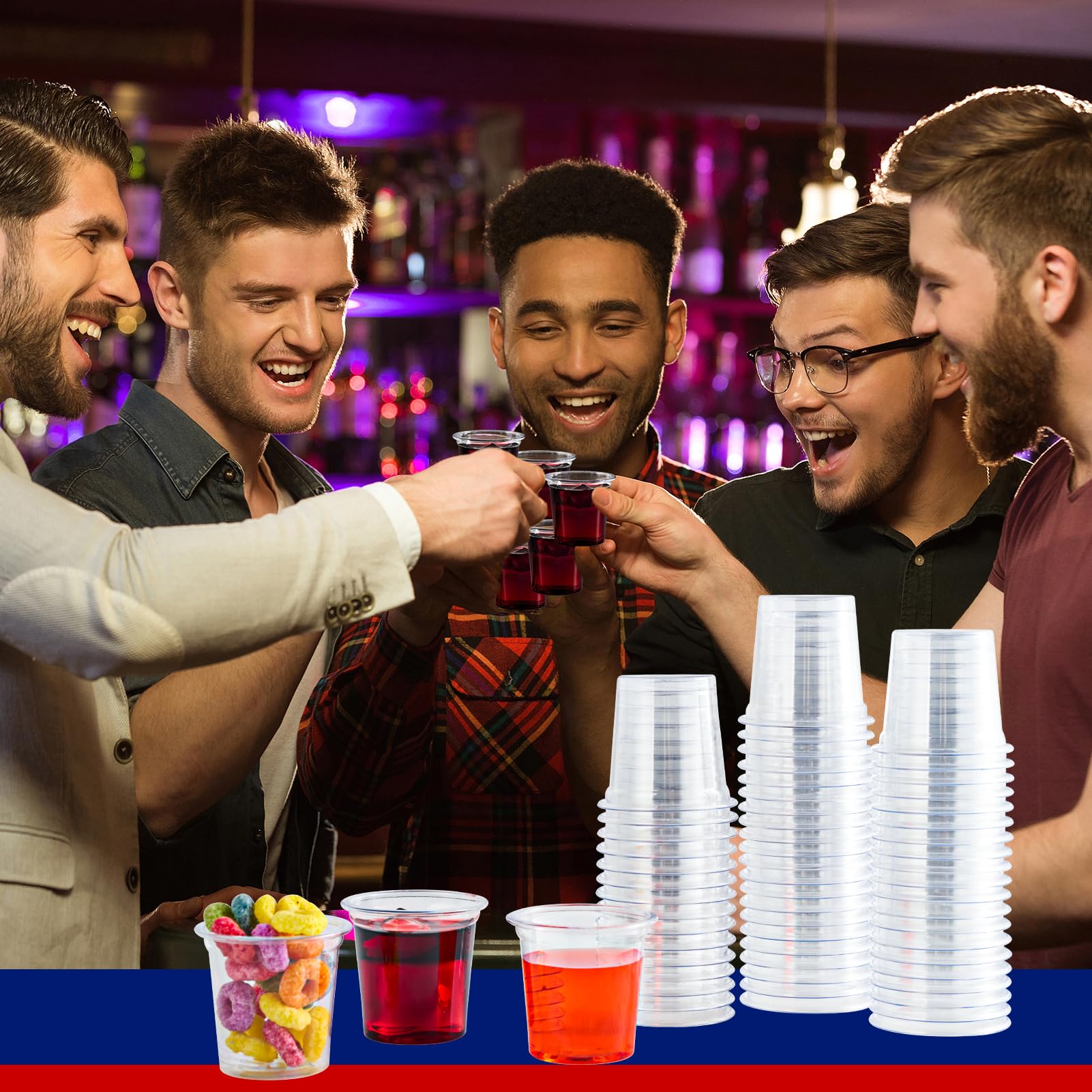 9/12/16/20oz Clear PET Party Cups - Jolly Party