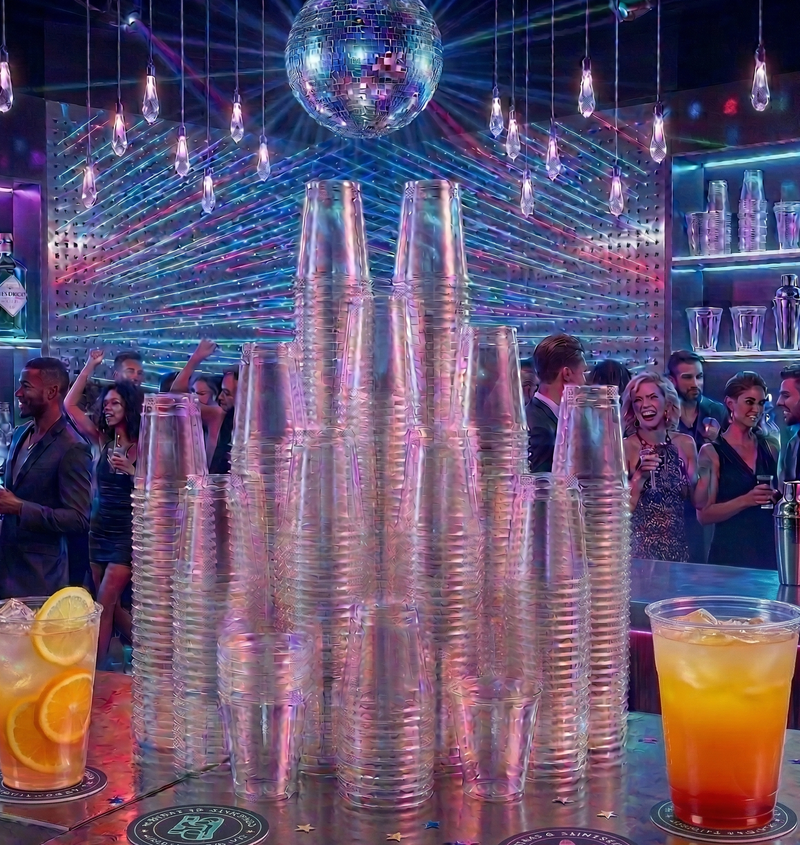 9/12oz Classic Clear PP Party Cups - Jolly Party