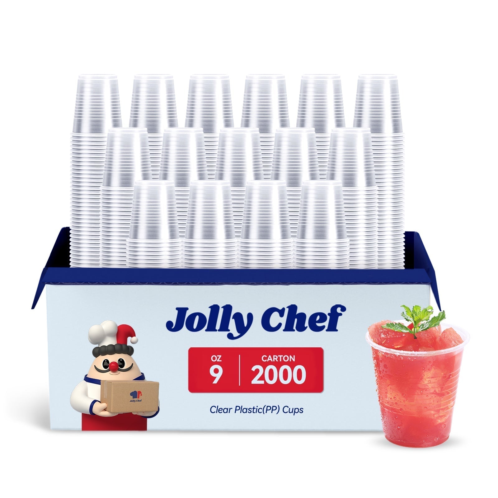 9/12oz Classic Clear PP Party Cups - Jolly Party