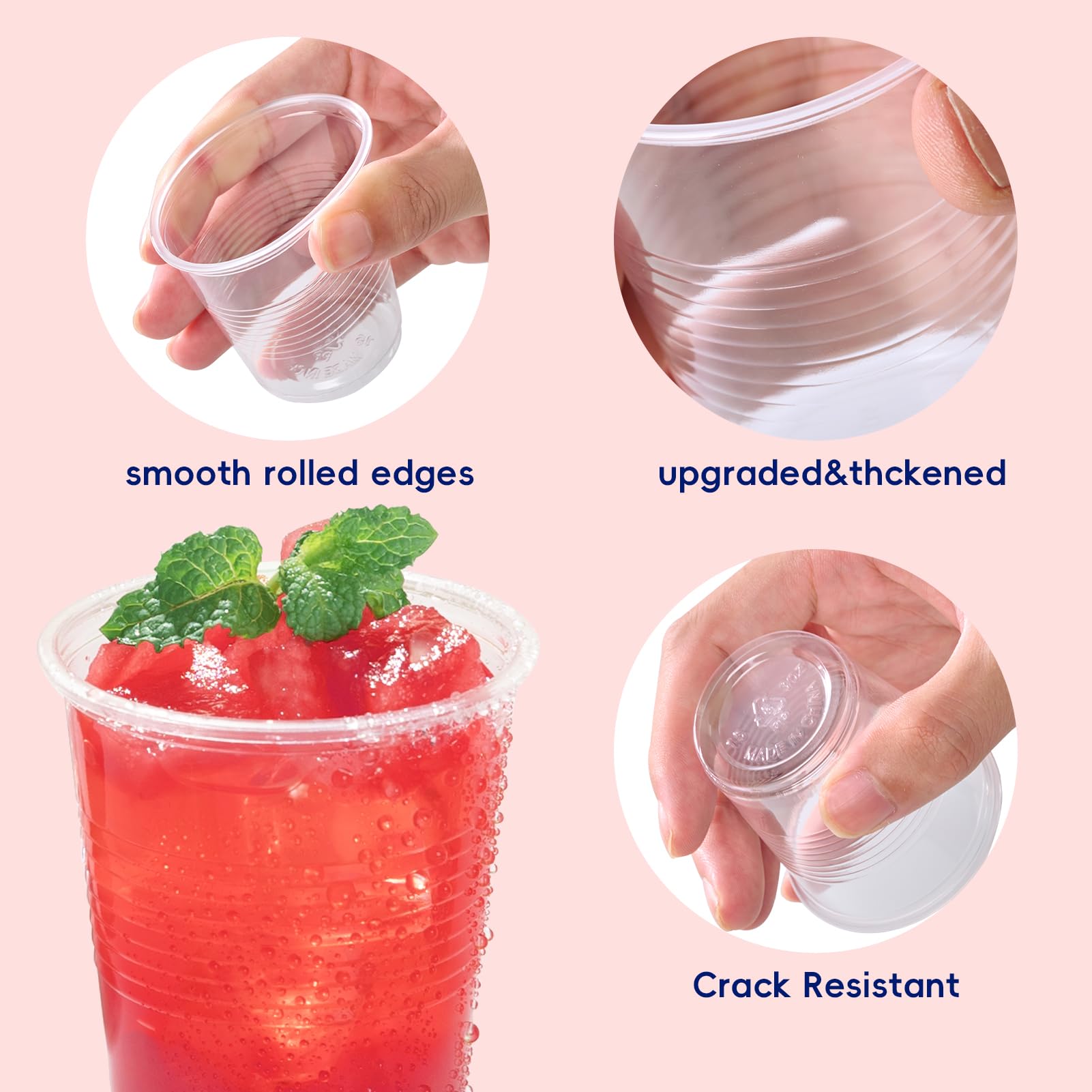 9/12oz Classic Clear PP Party Cups - Jolly Party