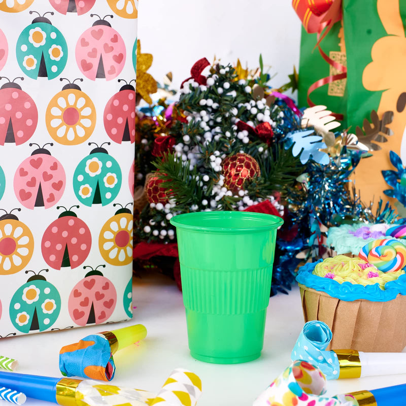 9oz Five Color Party Gaming Cups - Jolly Party