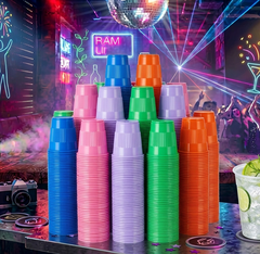9oz Five Color Party Gaming Cups - Jolly Party