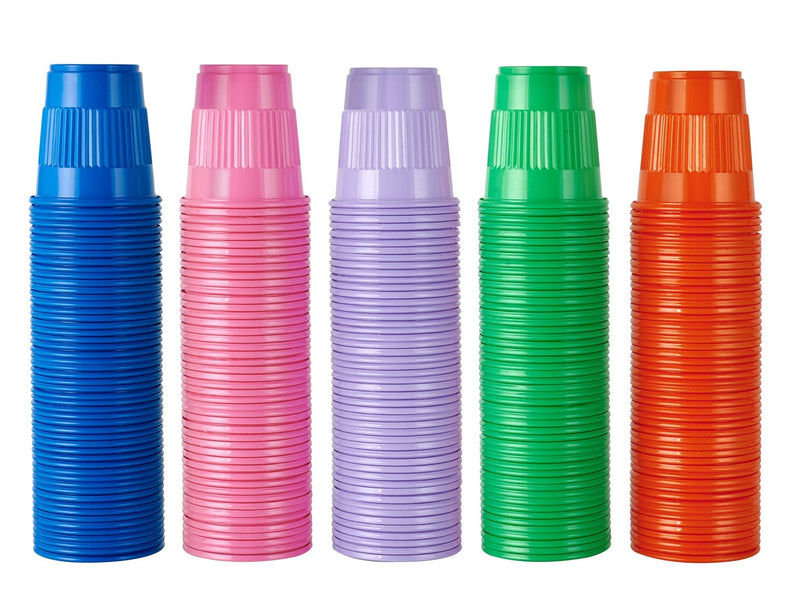 9oz Five Color Party Gaming Cups - Jolly Party