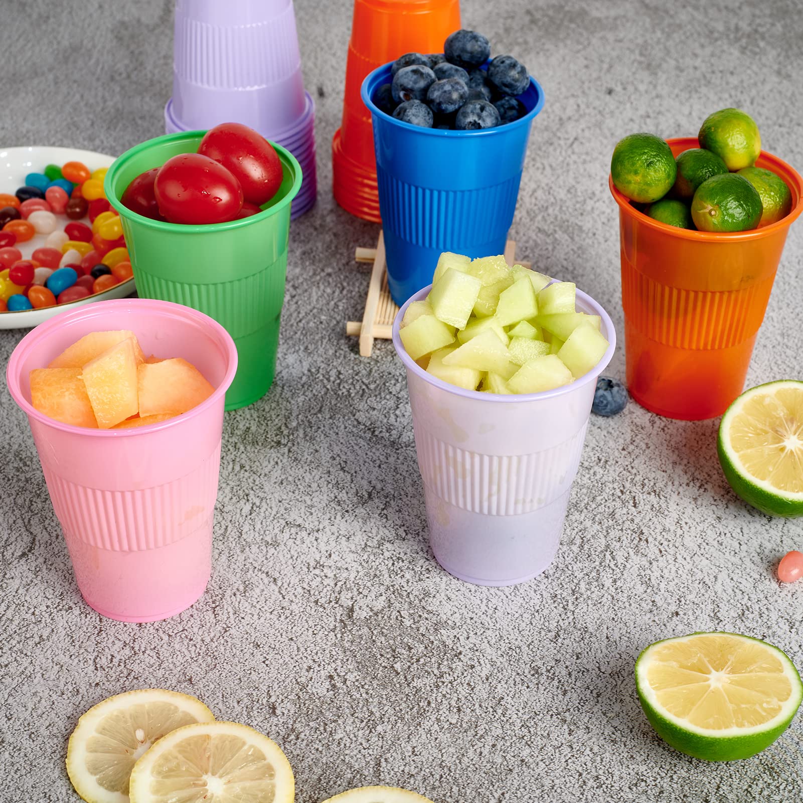9oz Five Color Party Gaming Cups - Jolly Party