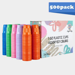 9oz Five Color Party Gaming Cups - Jolly Party